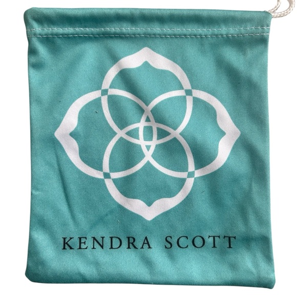 Kendra Scott Sophee Drop Gold Earrings W/ Pouch NWT - Picture 4 of 5